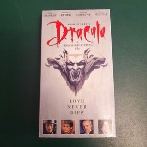 Bram Stoker's Dracula VHS 1992 Francis Ford Coppola Gary Oldman Winona Ryder